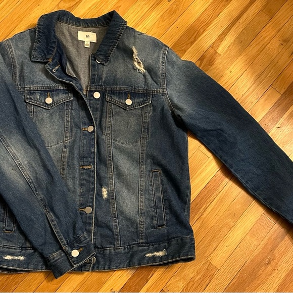 BP Distressed Women’s Denim Jacket - Size Small - Picture 3 of 5